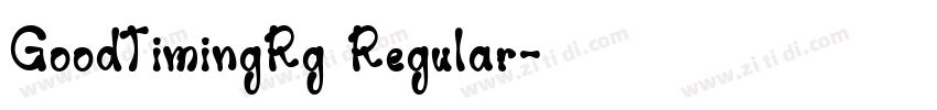 GoodTimingRg Regular字体转换